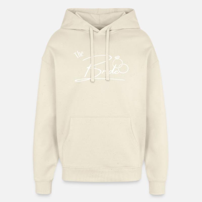 La Mariée - Sweat à capuche unisexe Stanley/Stella Oversized - écru doux