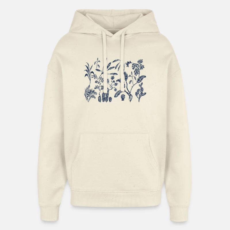jungle - Sweat à capuche unisexe Stanley/Stella Oversized - écru doux