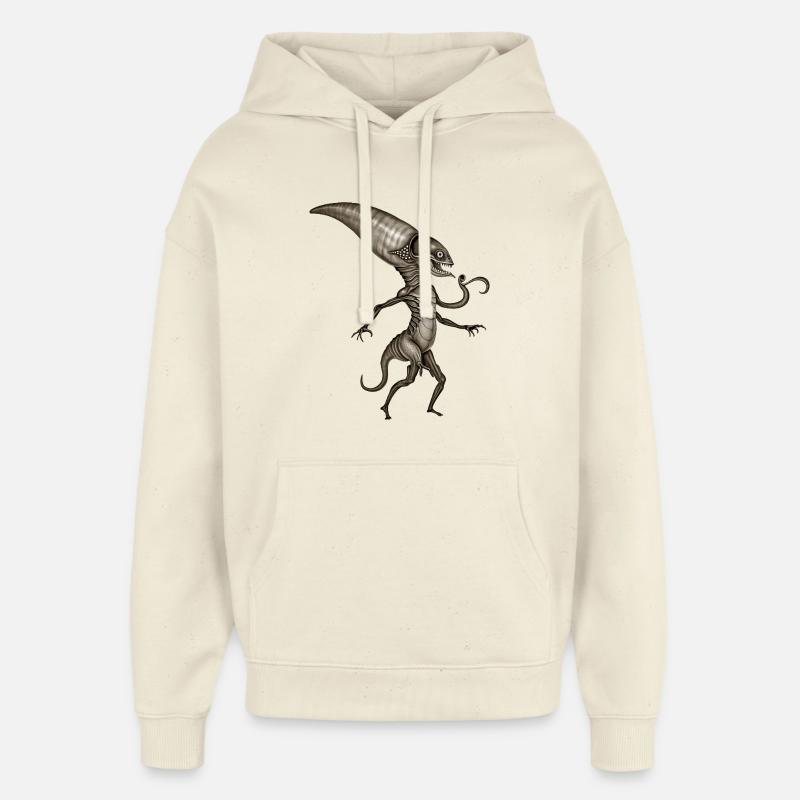 BUG #8 - dark hell - Sweat à capuche unisexe Stanley/Stella Oversized - écru doux