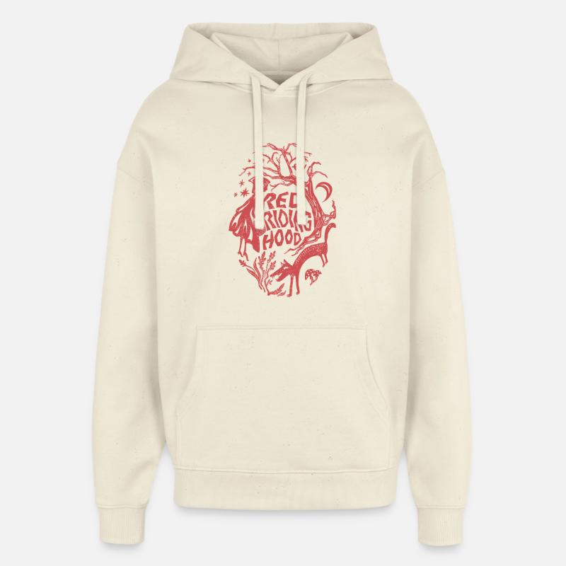 Rotkäppchen Chaperon rouge - Sweat à capuche unisexe Stanley/Stella Oversized - écru doux