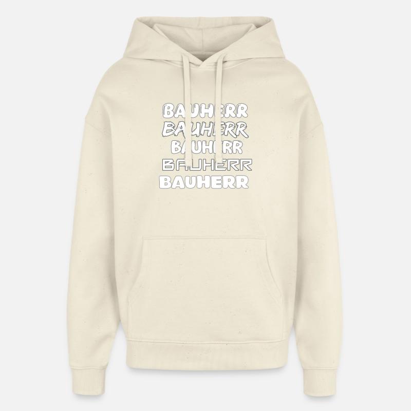 client - Sweat à capuche unisexe Stanley/Stella Oversized - écru doux