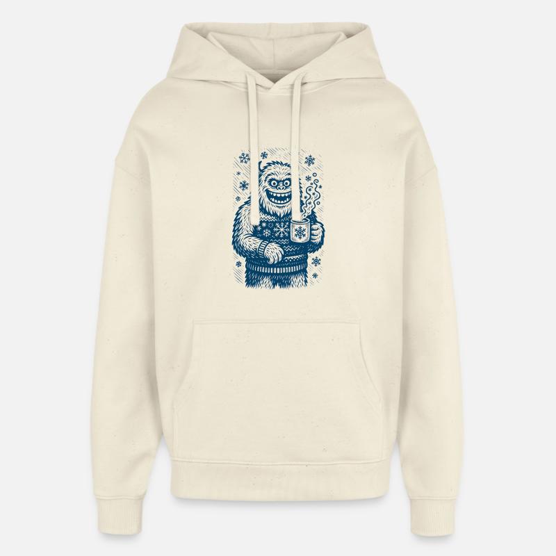 Frostpunk Yeti - Sweat à capuche unisexe Stanley/Stella Oversized - écru doux