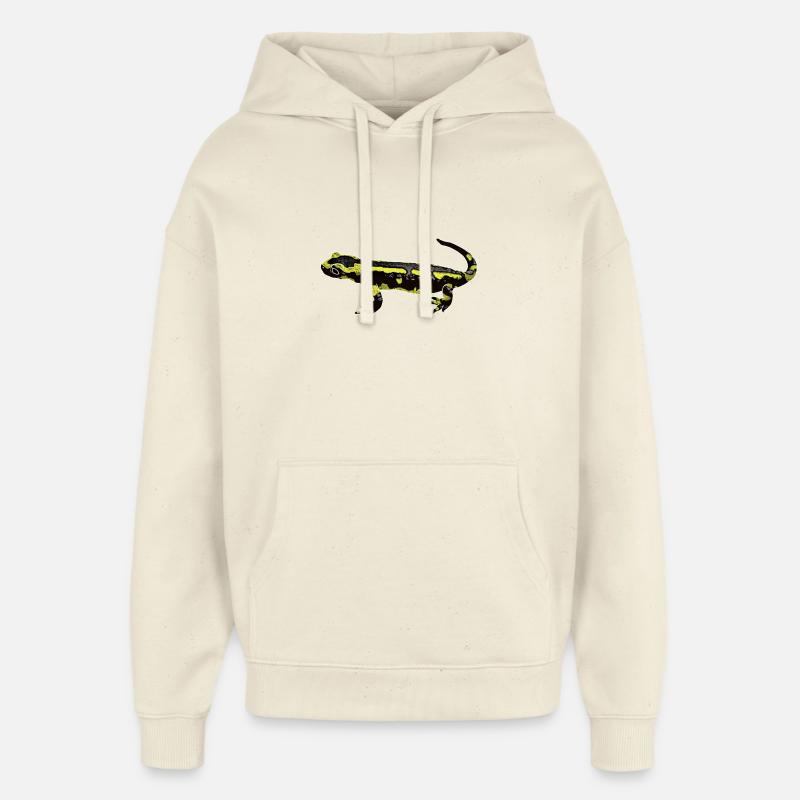 Salamandre de feu - Sweat à capuche unisexe Stanley/Stella Oversized - écru doux