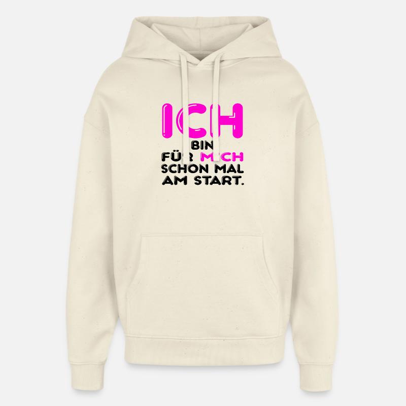 Eigenverantwortung Starten - Oversized Unisex Hoodie von Stanley/Stella - Natur
