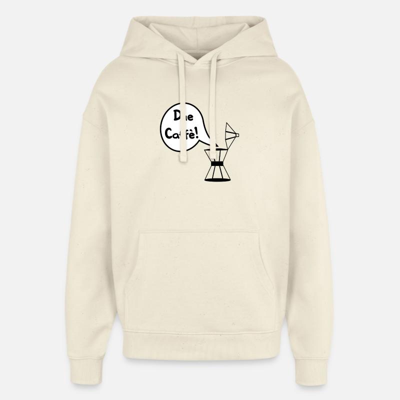 Due Caffè - Espressi Espresso - Sweat à capuche unisexe Stanley/Stella Oversized - écru doux