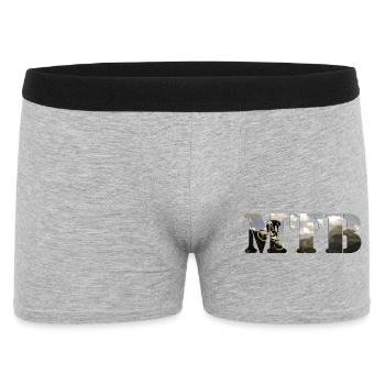 MTB Mountainbike - Männer Boxer Shorts - Grau meliert - Vorne