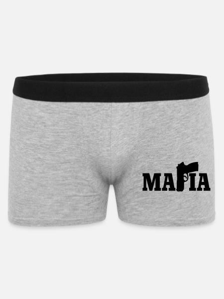 Mafia - Men's Boxer Shorts - heather grey