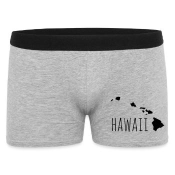 hawaii - Boxer Homme - gris chiné - Devant