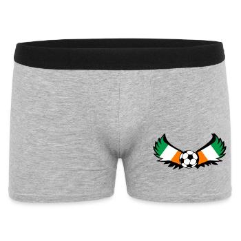 Soccer Ireland - Men's Boxer Shorts - heather grey - Front