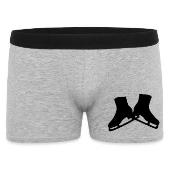 skates - Men's Boxer Shorts - heather grey - Front