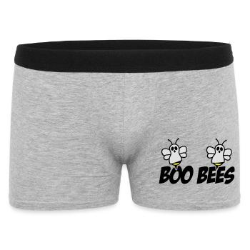 Boo Bees v2 - Boxer Homme - gris chiné - Devant