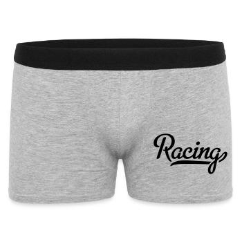 6061912 121984375 racing - Men's Boxer Shorts - heather grey - Front