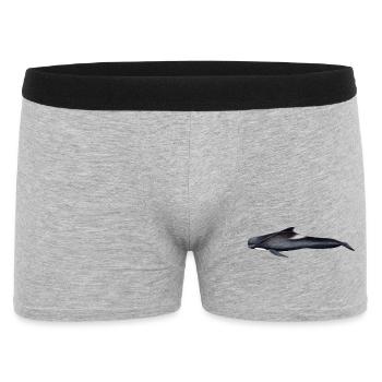 Grindwal - Grindwal - globicéphale noir - Männer Boxer Shorts - Grau meliert - Vorne