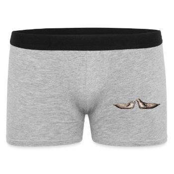 Gray seal - Gray seals - Gray Phoques - Men's Boxer Shorts - heather grey - Front