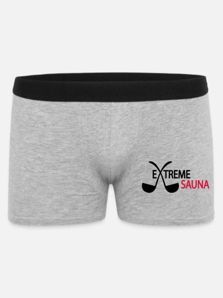 2541614 15524168 sauna - Men's Boxer Shorts - heather grey