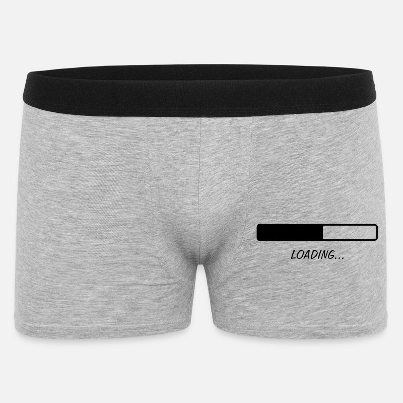 Loading... - Boxer Homme - gris chiné