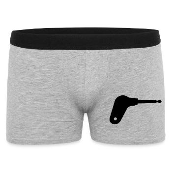 Oldtimer tractor ignition key - Men's Boxer Shorts - heather grey - Front