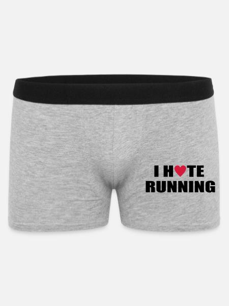 run - Men's Boxer Shorts - heather grey