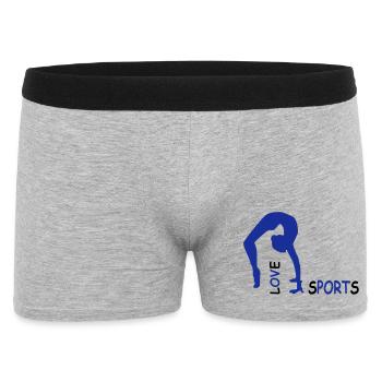 sports - Men's Boxer Shorts - heather grey - Front