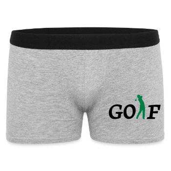 golf - Men's Boxer Shorts - heather grey - Front