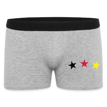 star sports, football - Men's Boxer Shorts - heather grey - Front