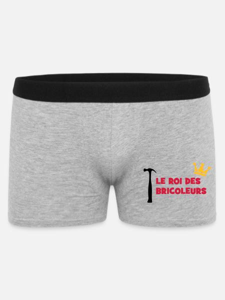 The King of Handymen - Men's Boxer Shorts - heather grey