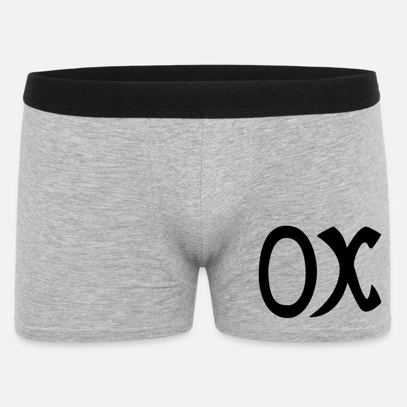 arabe - Boxer Homme - gris chiné