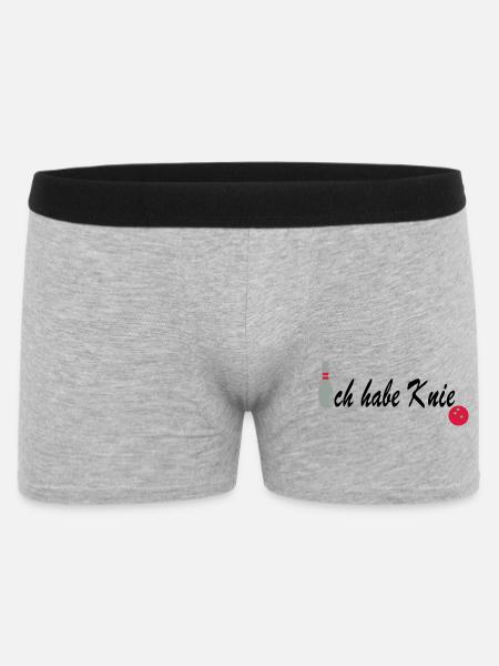 Bowling knee - Men's Boxer Shorts - heather grey