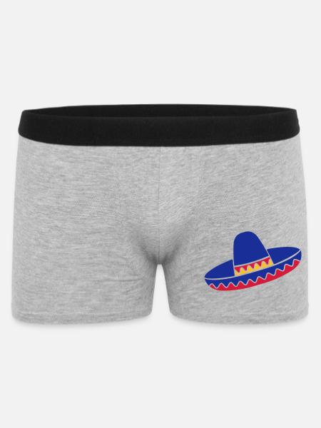 Sombrero Azul de Fiesta - Men's Boxer Shorts - heather grey