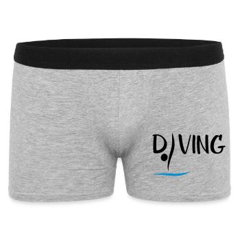 Saut de tour - Boxer Homme - gris chiné - Devant