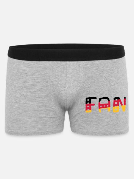 FAN - Shirt Germany - Men's Boxer Shorts - heather grey