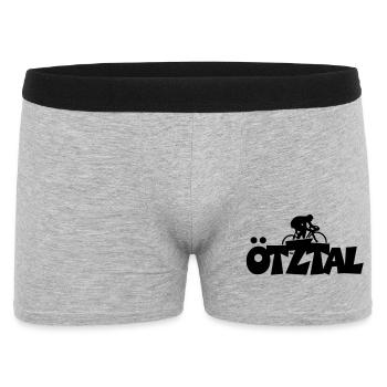 Ötztal Fahrrad - Männer Boxer Shorts - Grau meliert - Vorne
