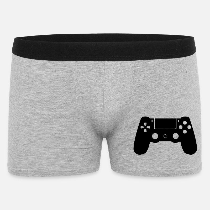 Controller - Männer Boxer Shorts - Grau meliert