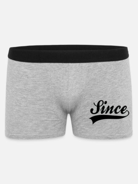 Birthday - YOUR YEAR - Men's Boxer Shorts - heather grey