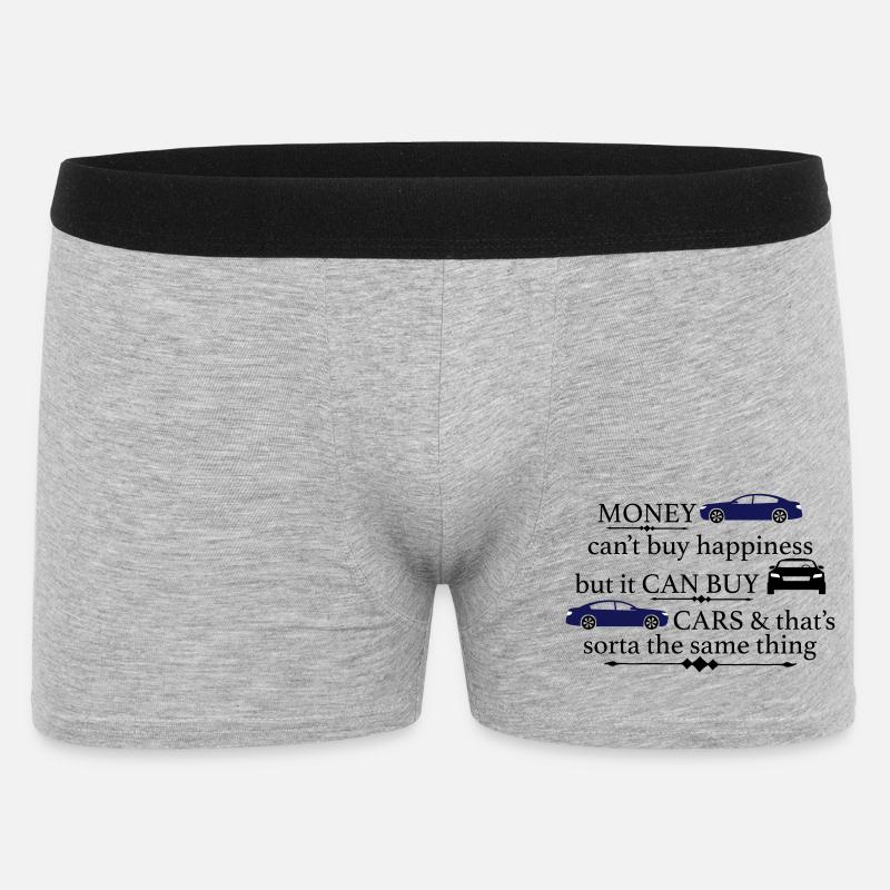 Auto - Männer Boxer Shorts - Grau meliert