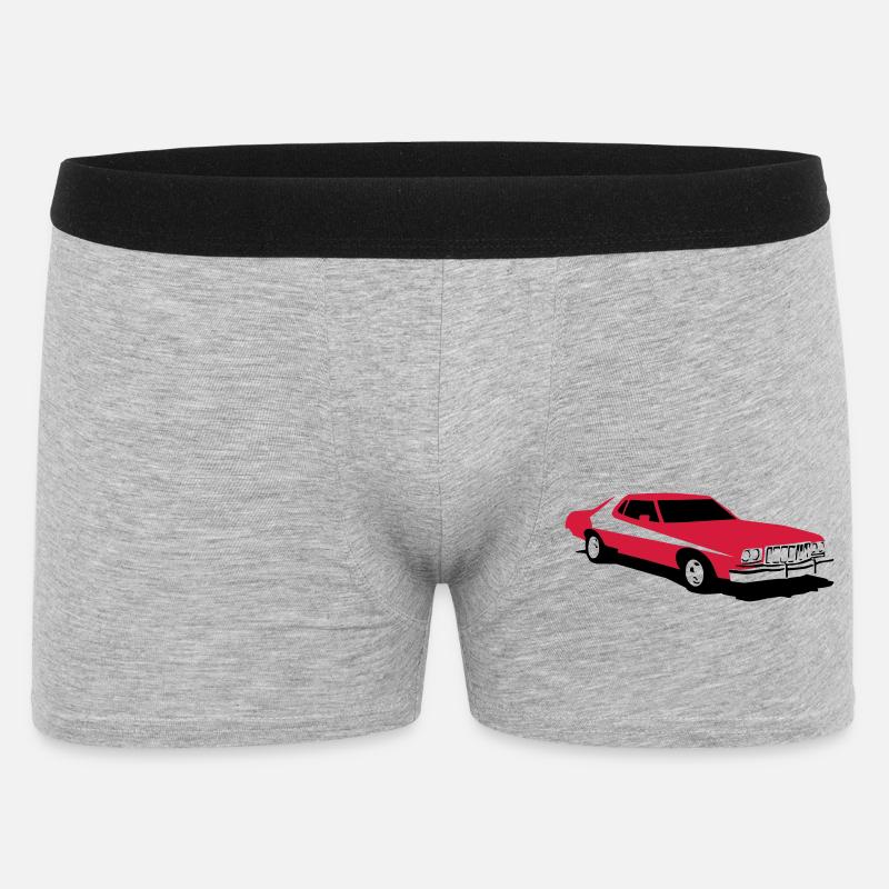 SH_Gran_Torino 2 Farben - Männer Boxer Shorts - Grau meliert