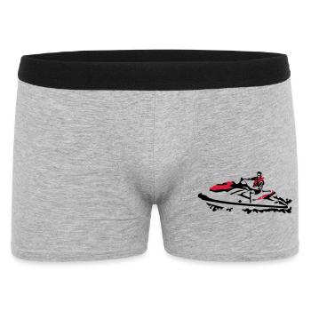 jetski - Men's Boxer Shorts - heather grey - Front