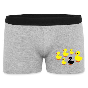 ducks - Men's Boxer Shorts - heather grey - Front