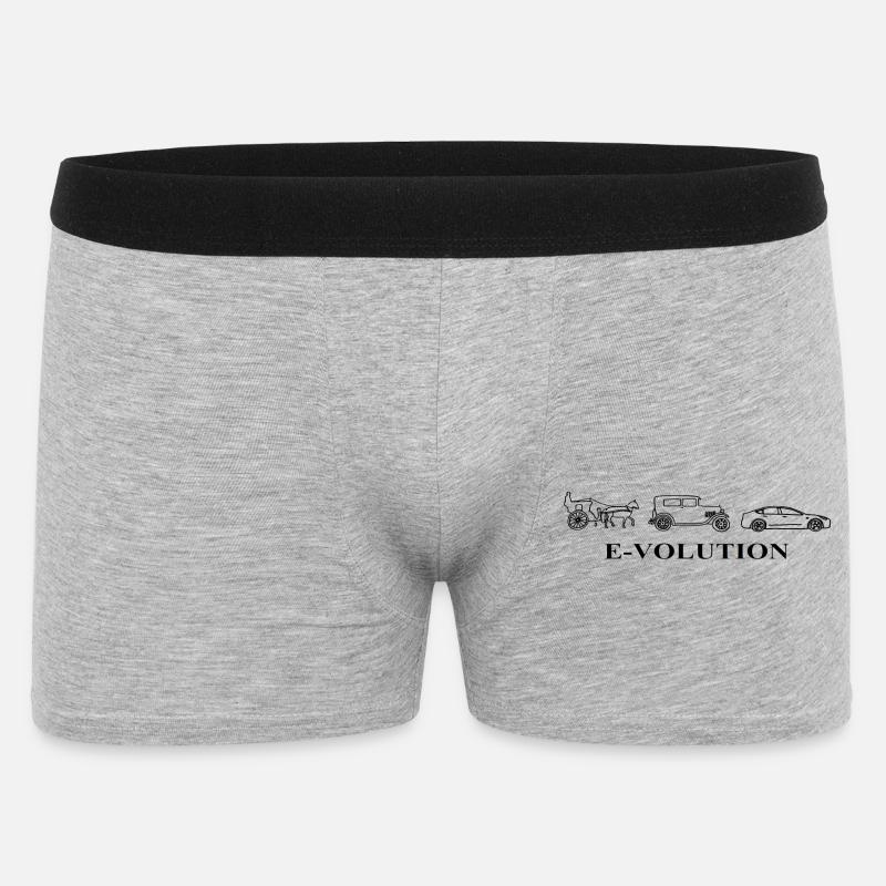E-Volution Auto Evolution - Boxer Homme - gris chiné