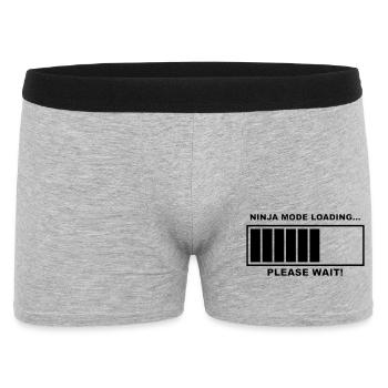 Ninja-Modus wird geladen, bitte haben Sie Geduld.b. # - Männer Boxer Shorts - Grau meliert - Vorne