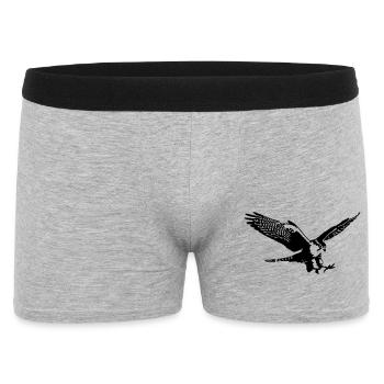 faucons - Boxer Homme - gris chiné - Devant