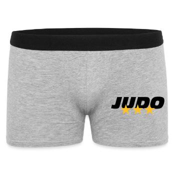 [ Judo ] - Boxer Homme - gris chiné - Devant