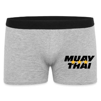 Muay Thai - Men's Boxer Shorts - heather grey - Front