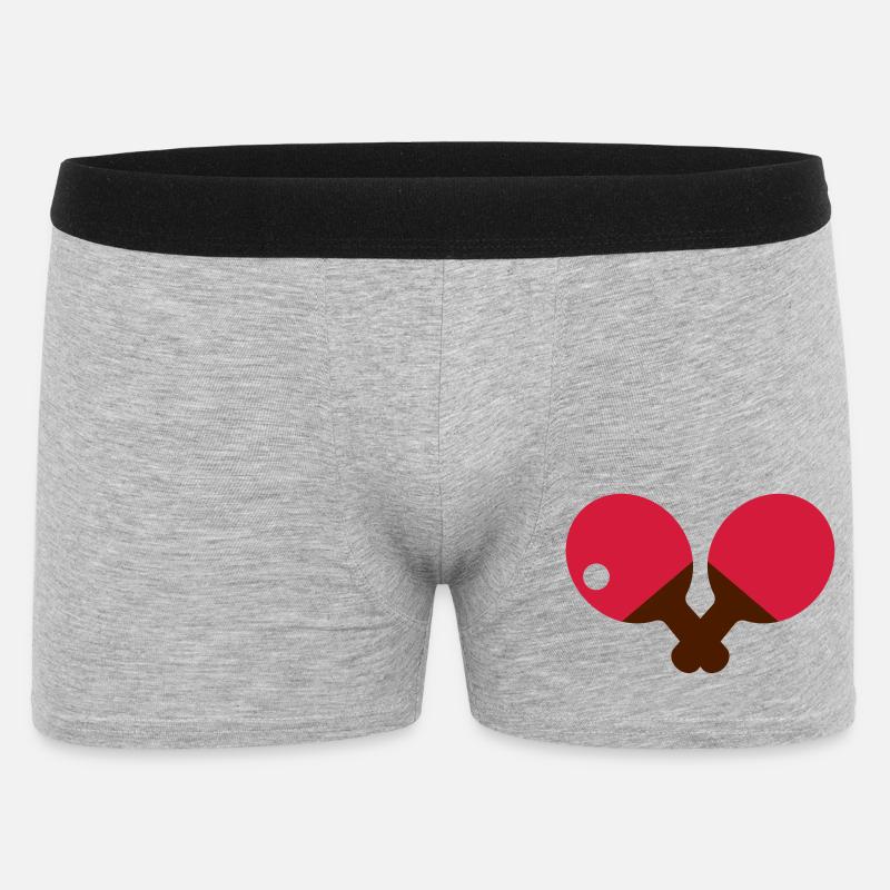 Ping Pong - Männer Boxer Shorts - Grau meliert