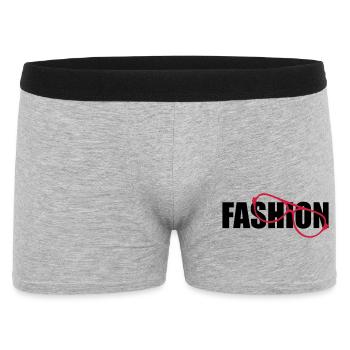 Fashion - Boxer Homme - gris chiné - Devant