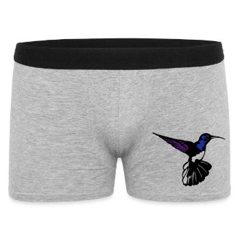 colibri - Boxer Homme - gris chiné - Devant
