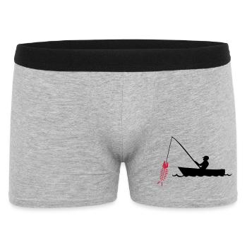pêcheur - Boxer Homme - gris chiné - Devant