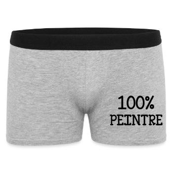 100% Peintre - Boxer Homme - gris chiné - Devant