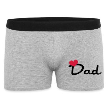 Dad - Boxer Homme - gris chiné - Devant