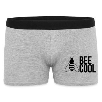 cool - Men's Boxer Shorts - heather grey - Front